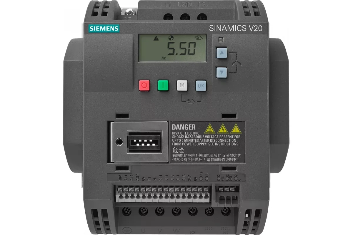 Siemens 6SL3210-5BE21-1UV1 — компонент приводной техники