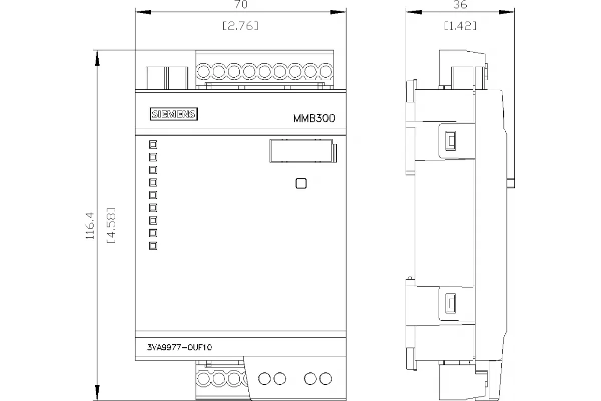 Siemens 3VA9987-0UA10 — Внешний функциональный блок
