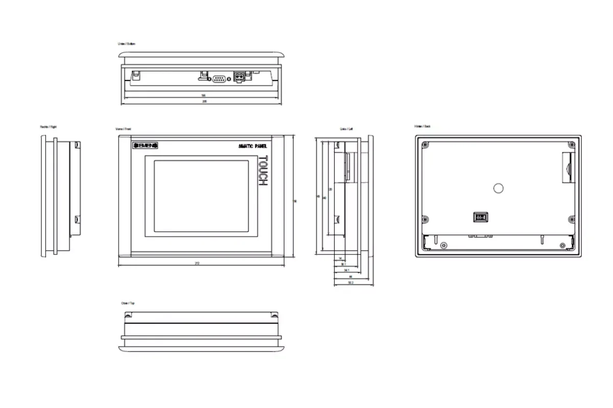Siemens 6AV6640-0CA11-0AX1 — промышленный компонент