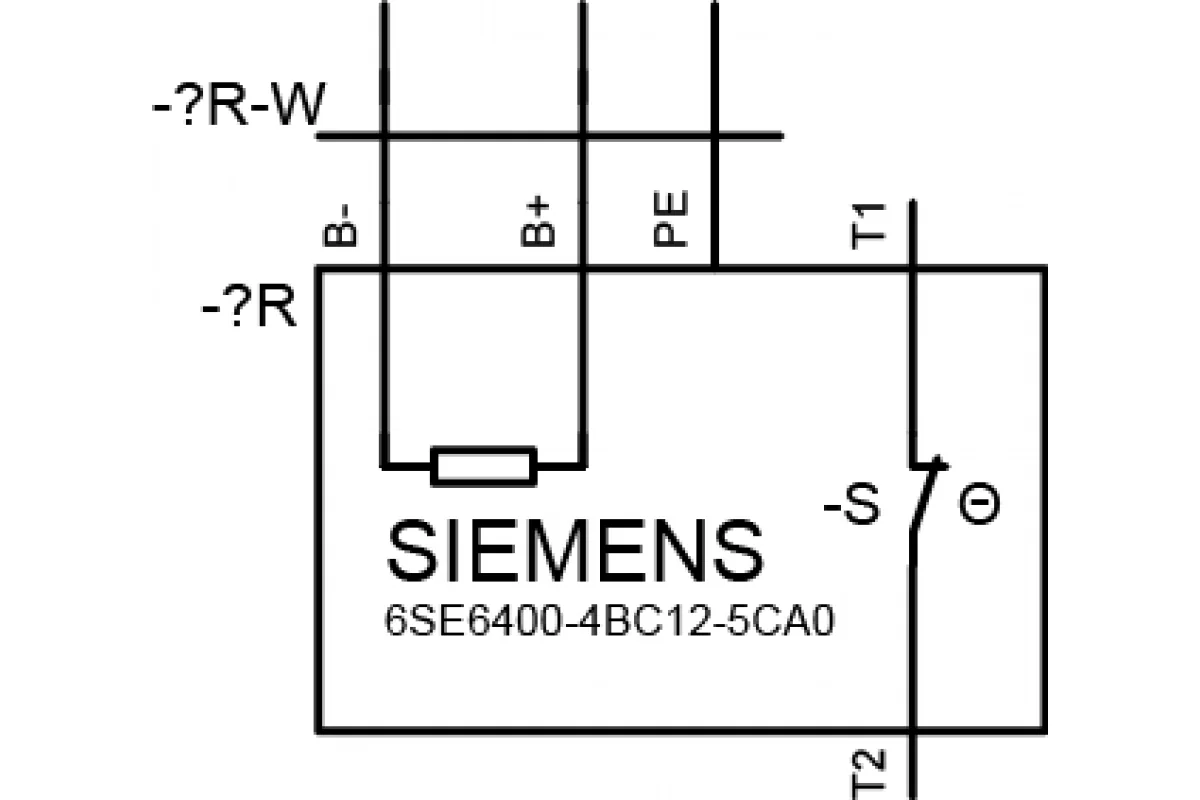 Siemens 6SE6400-3TD01-0BD0 — MICROMASTER 4 ВЫХОДНОЙ LC-ФИЛЬТР