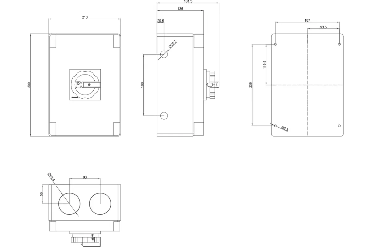 Siemens 3LD2730-0TK13 — Аварийный главный управляющий переключатель