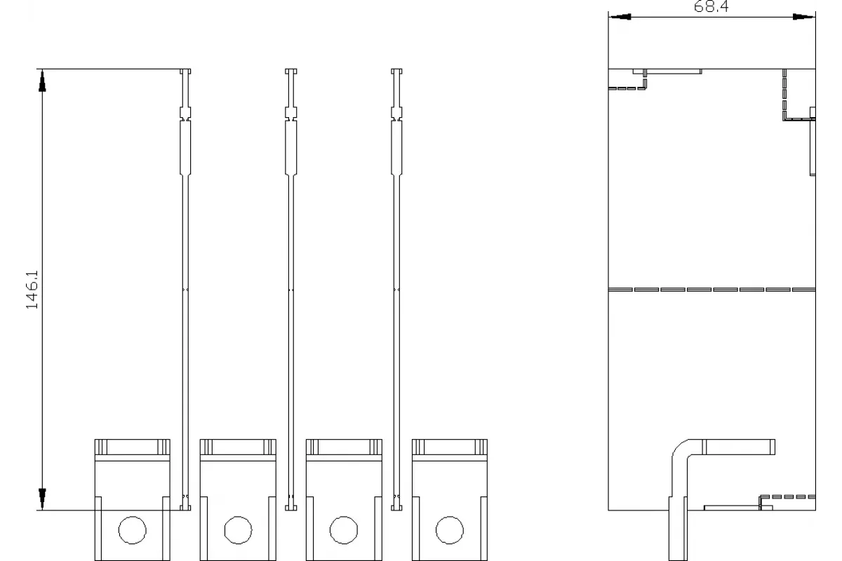 Siemens 3VA9224-0JJ13 — Клемма для круглого провода больш