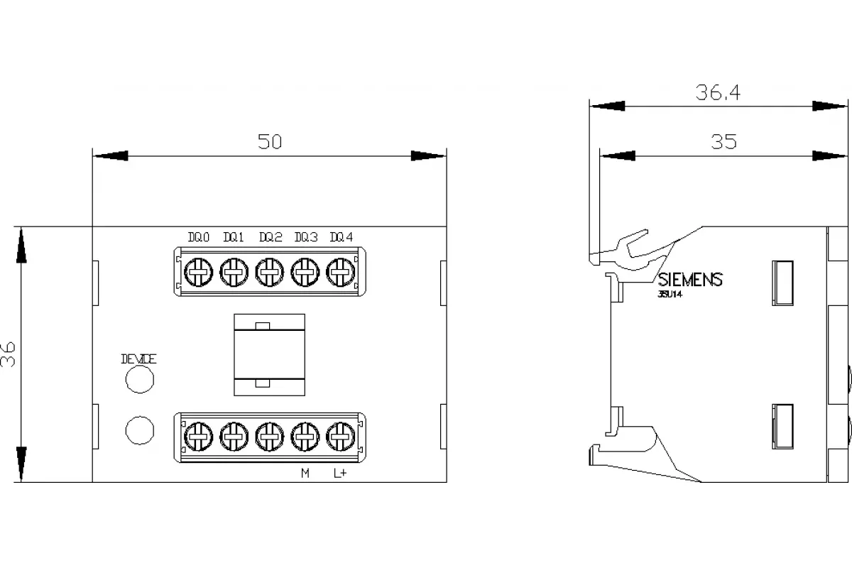 Siemens 3SU1251-6AF70-1AA0 — Световой индикатор компактный
