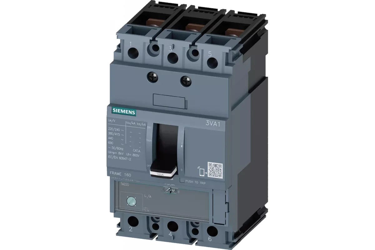 Siemens 3VA1110-3ED46-0AA0 — 3VA автоматические выключатели в литом корпусе до 250 A