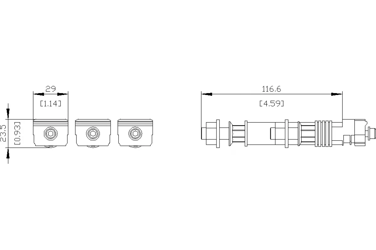 Siemens 3VA9243-0QA00 — Плоский винтовой контакт
