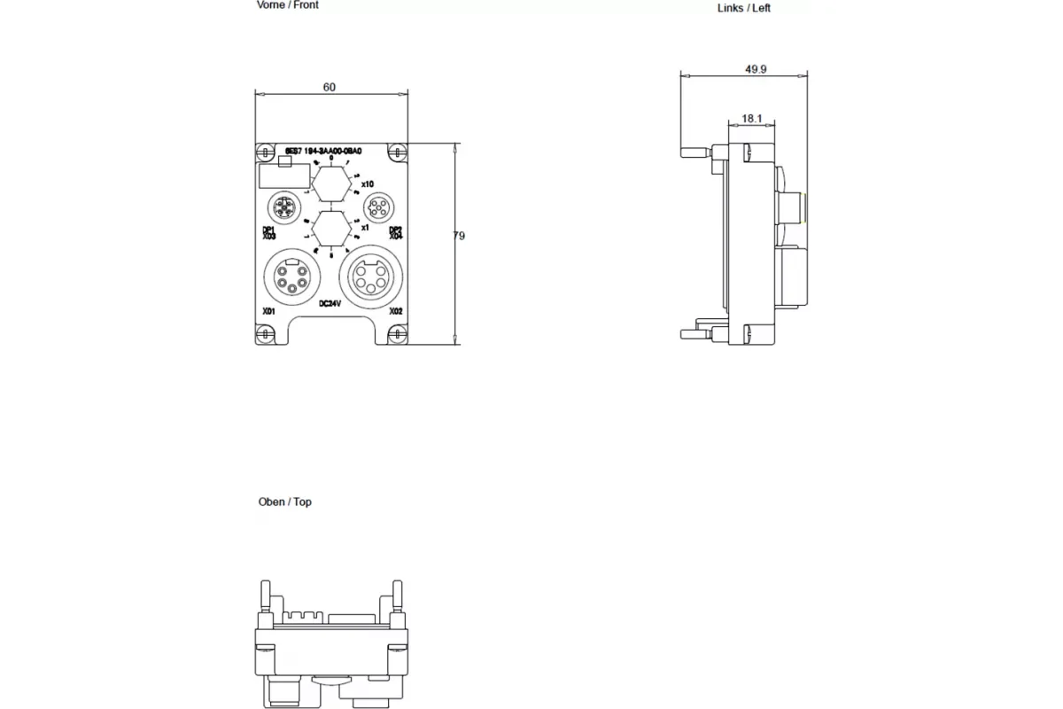 Siemens 6ES7193-7DB20-0AA0