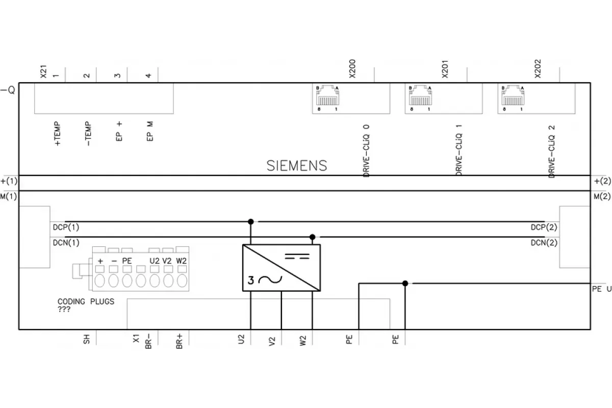 Siemens 6SL5120-1UE32-0AC0 — компонент приводной техники