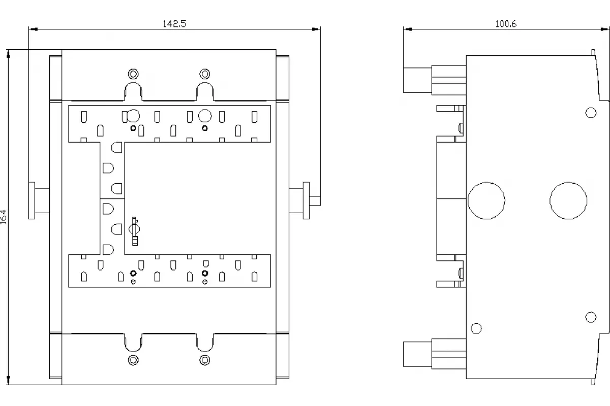 Siemens 3VA9213-0KB01 — Крышка клеммника втычного цоколя и выкатной корзины принадлежность для