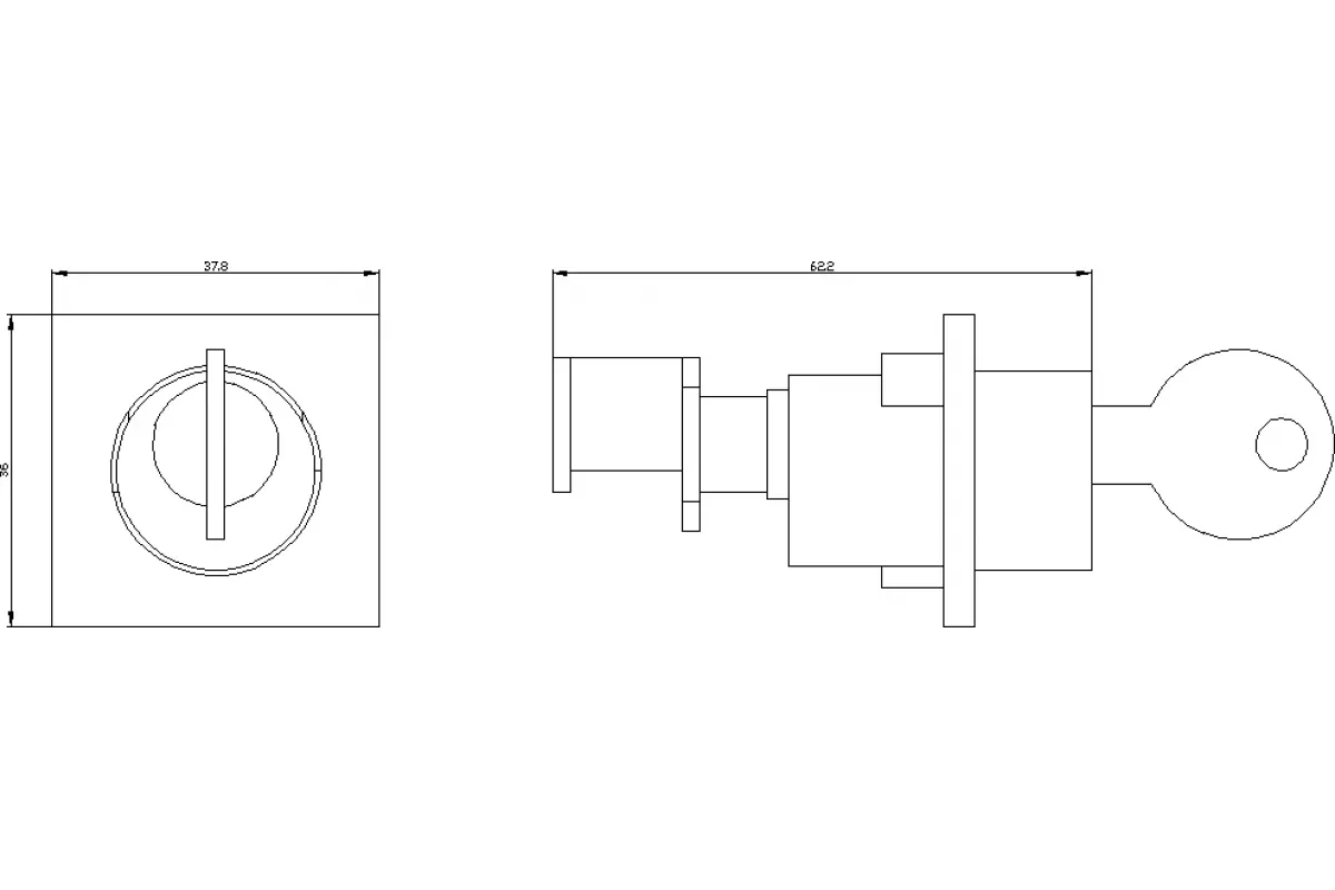 Siemens 3VW9011-0BA44 — Устройство блокировки положения выкл