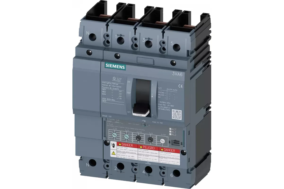 Siemens 3VA6140-8HN31-0AA0 — Автоматический выключатель