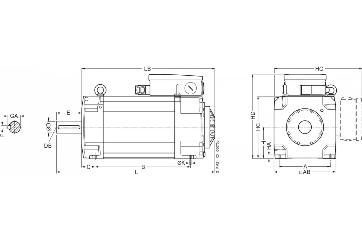 Siemens 1PH8105-1FG22-0BA1 — 1PH8 для SINAMICS S120 для станочного применения