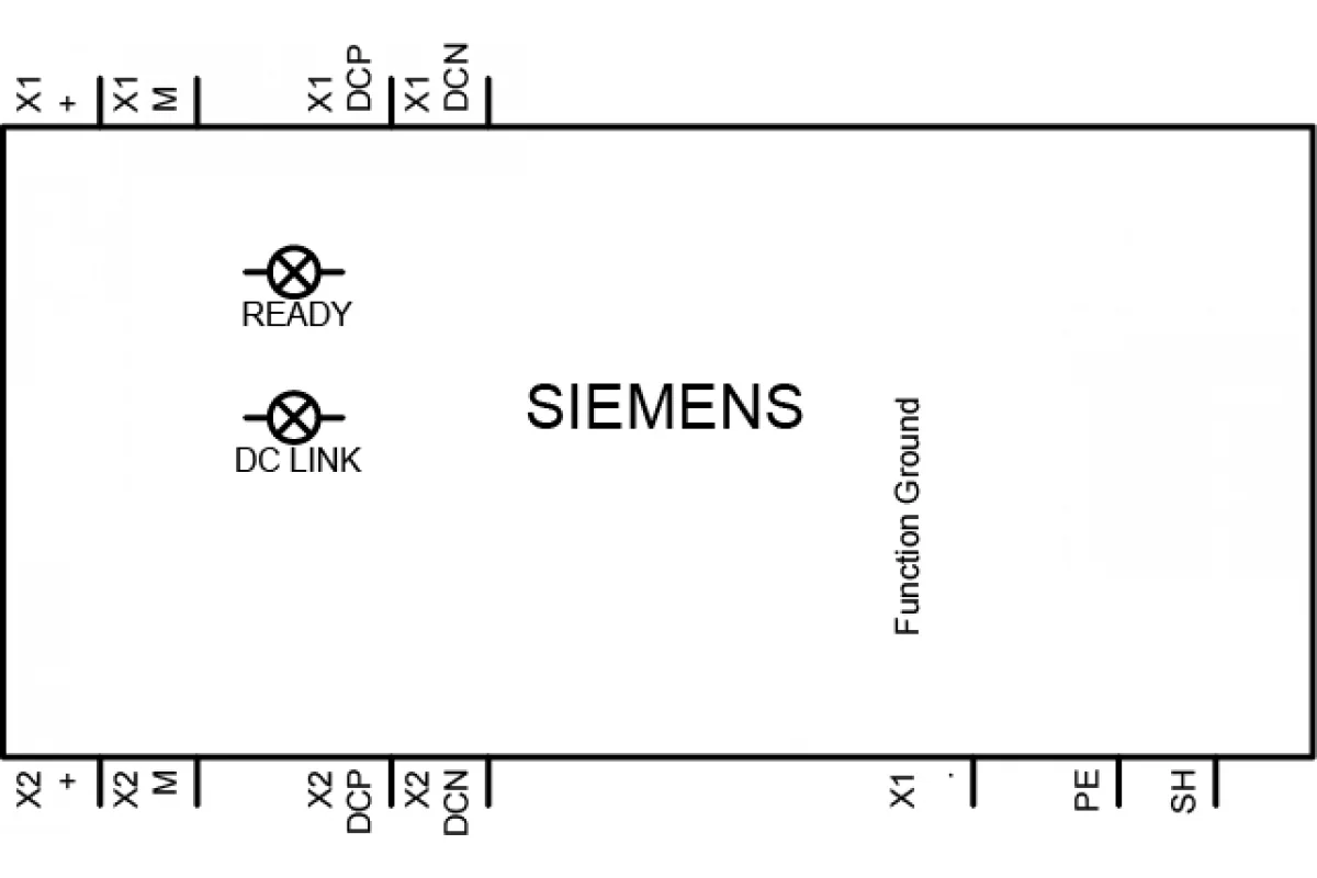 Siemens 6SL3100-1BE22-5AA0 — SINAMICS ИМПУЛЬСНЫЙ РЕЗИСТОР PLUS ВХОД