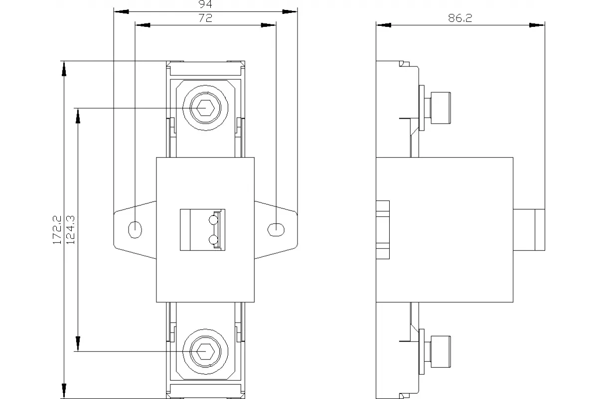 Siemens 3VA9323-0KP00 — Полный комплект втычного цоколя принадлежность для выключатель в литом корпусе