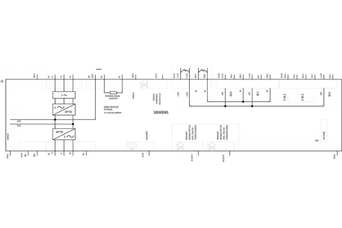 Siemens 6SL3210-5HB10-8UF0 — Sinamics s210 входное напряжение
