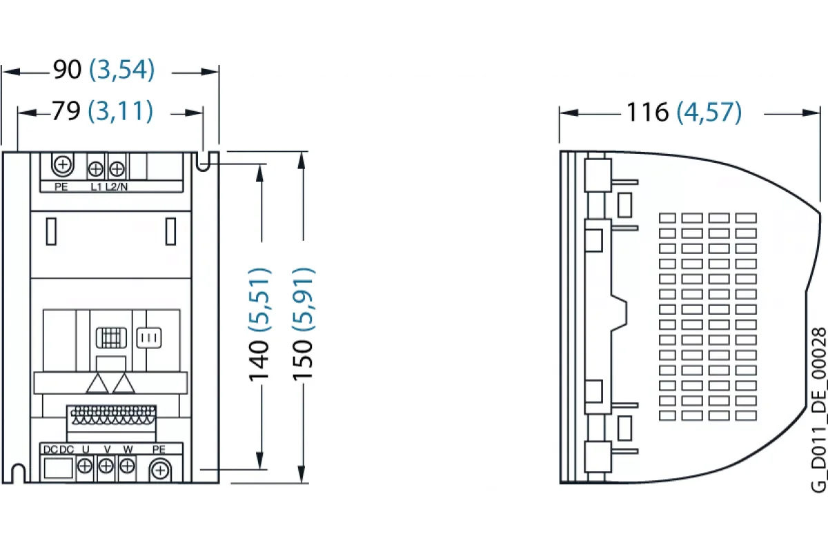 Siemens 6SL3211-0AB12-5BB1 — CPM110 ПРИВОД ПЕРЕМ
