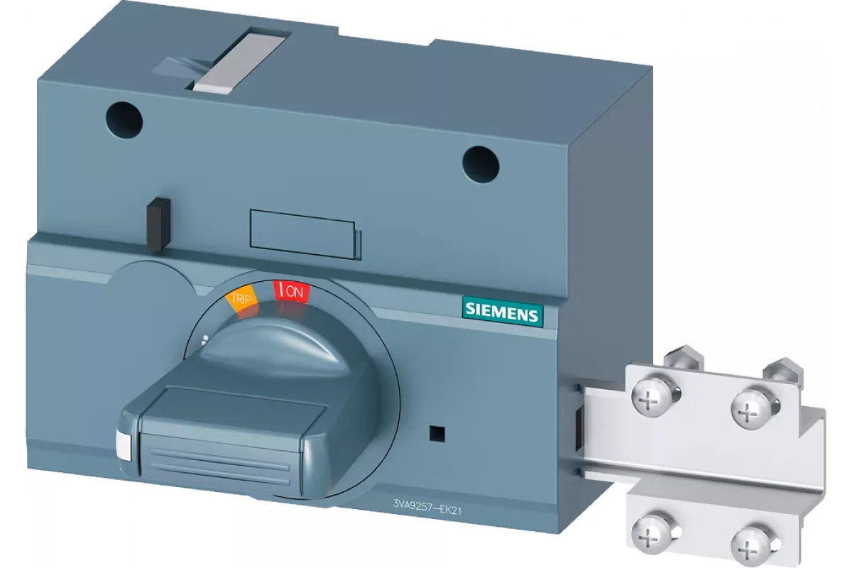 Siemens 3VA9257-0EK15 — Поворотный привод с фронтальной установкой аварийн