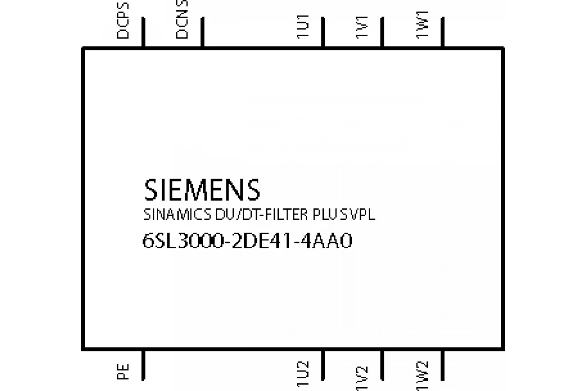 Siemens 6SL3000-2DE38-4EA0 — Sinamics du/dt компактный фильтр интегрированный в шкаф с ограничением перенапряжений