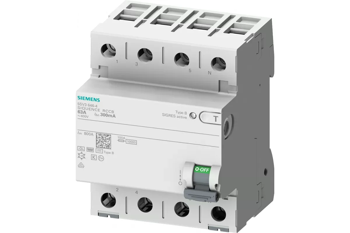 Siemens 5SV3746-4 — УЗО - устройства защитного отключения