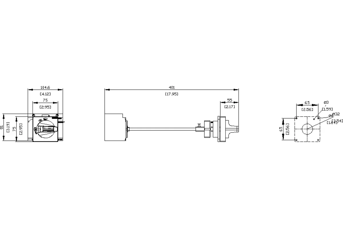 Siemens 3VA9277-0FK35 — Дверных поворотных приводов для аварийного отключения nema