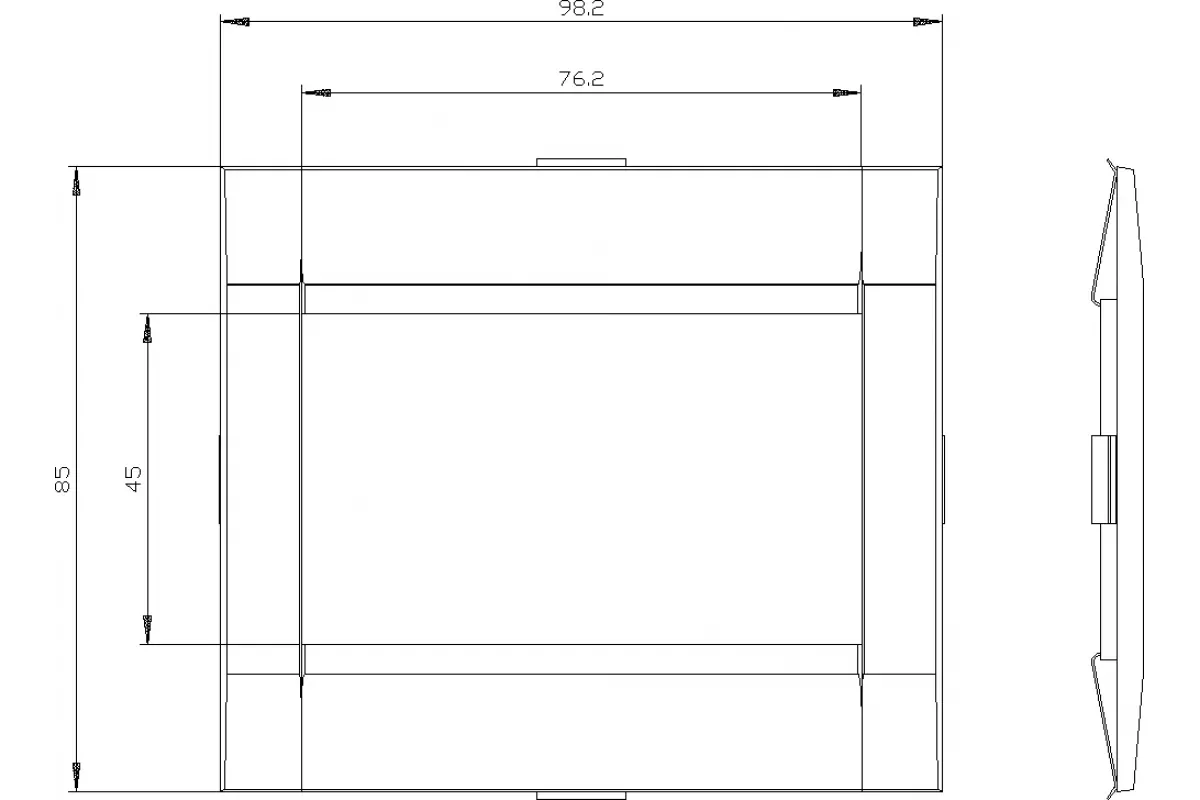 Siemens 3VA9034-0SB10 — Лицевая рамка