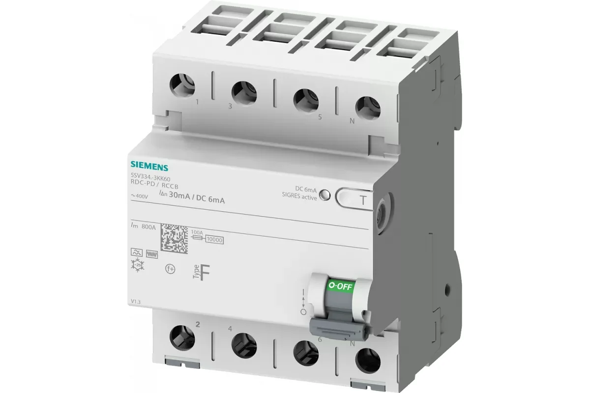 Siemens 5SV3342-4KK60 — УЗО - устройства защитного отключения