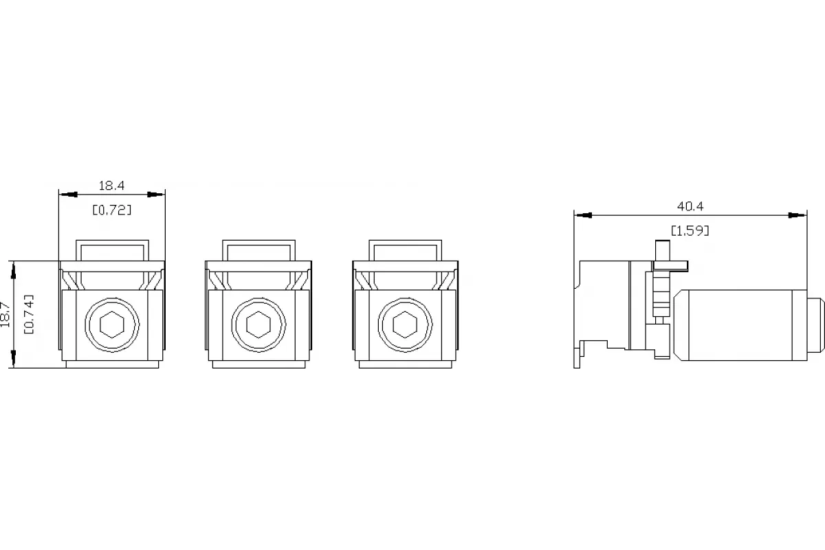 Siemens 3VA9133-0JB11 — Клемма для проводов круглого сечения