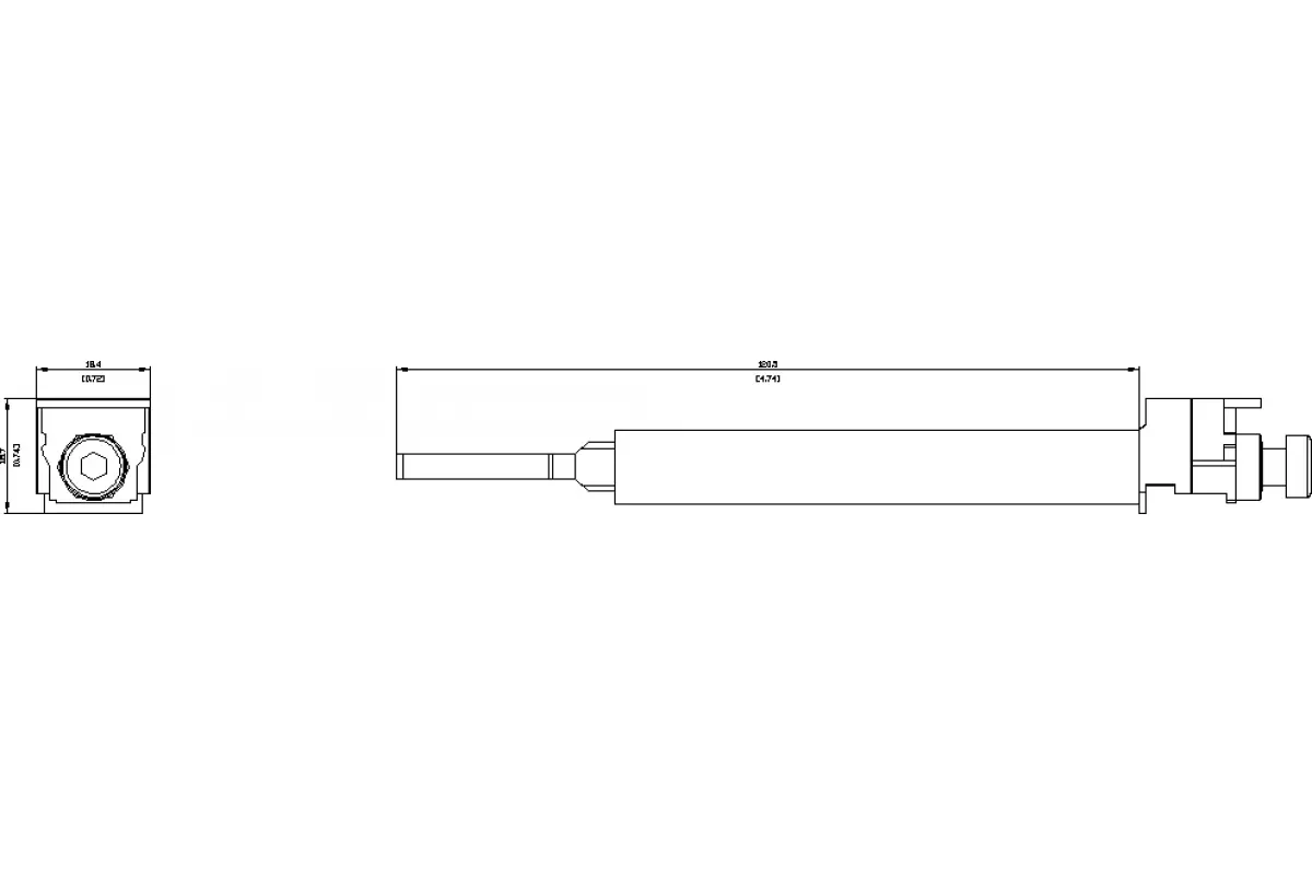 Siemens 3VA9131-0QE10 — Задний плоский контакт короткое