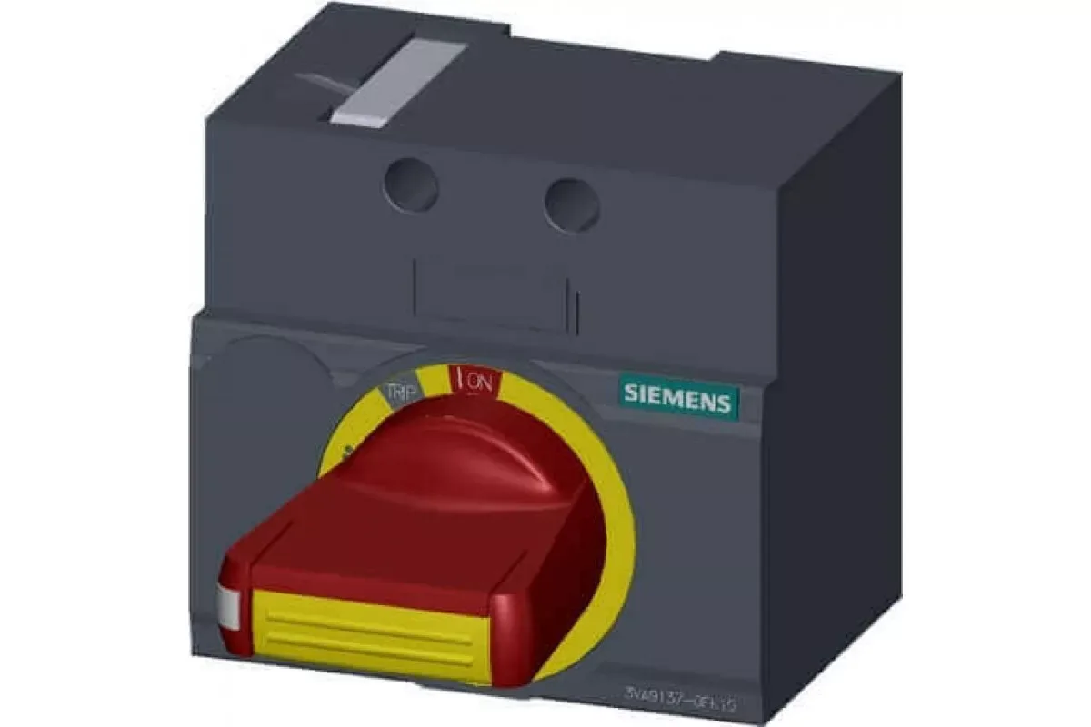 Siemens 3VA9137-0EK15 — Фронтальный поворотный привод для аварийного отключения мэк