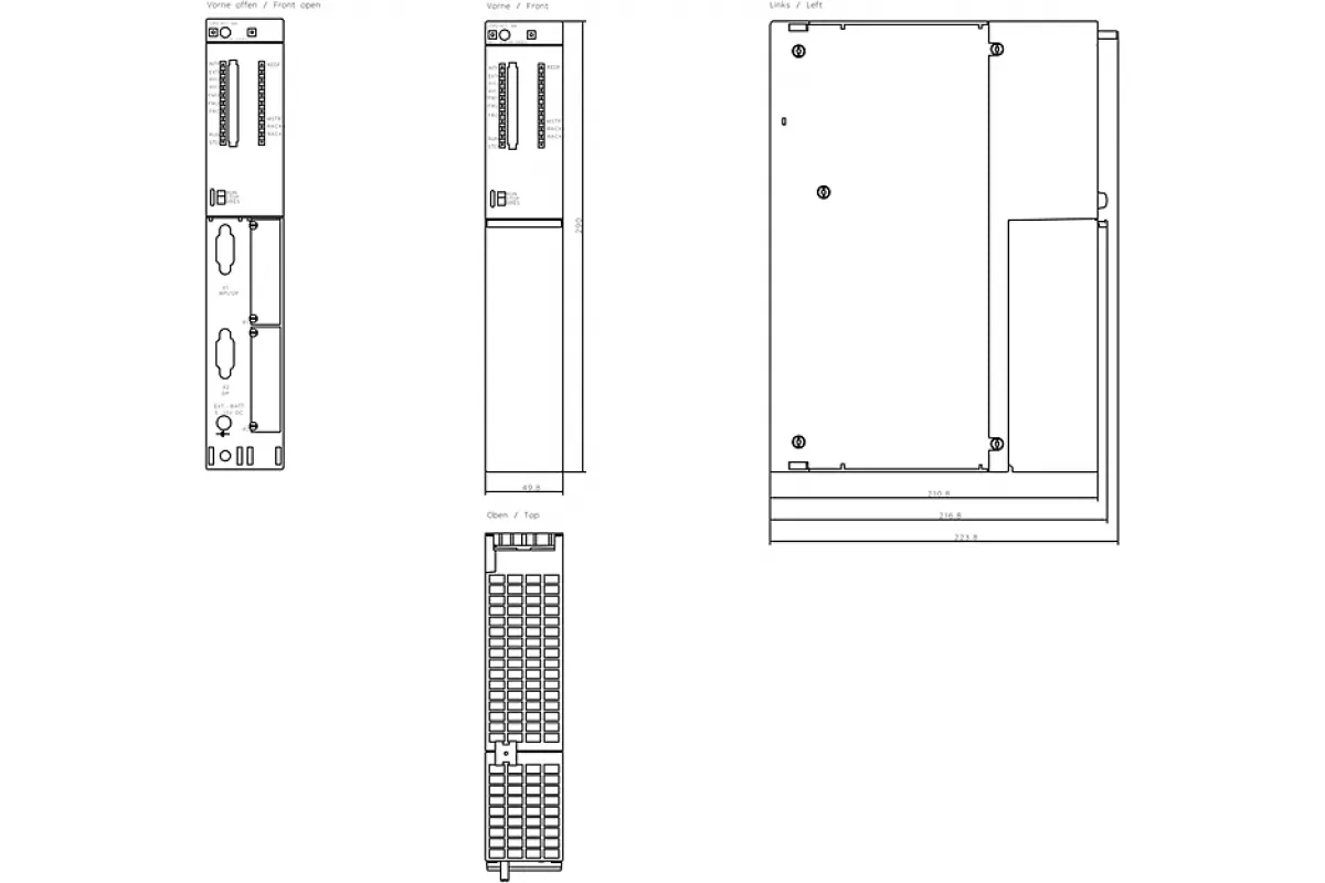 Siemens 6ES7414-3XM05-0AB0 — промышленный компонент