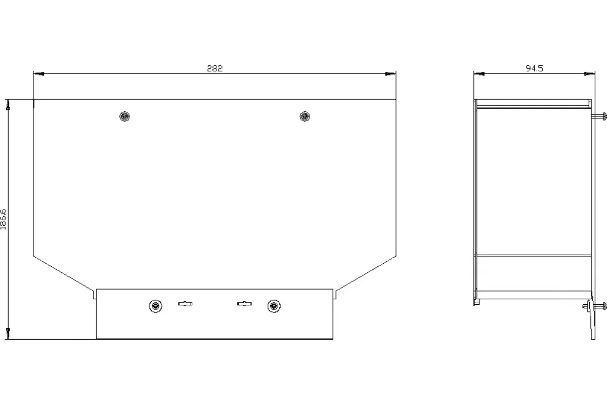 Siemens 3VA9354-0KB04 — Крышка клеммника длинная для втычн