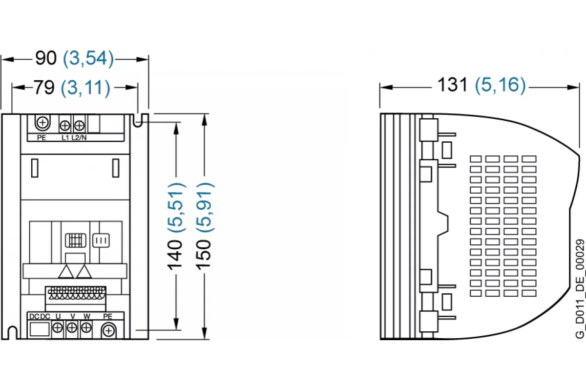 Siemens 6SL3211-0AB21-1UA1 — CPM110 ПРИВОД ПЕРЕМ