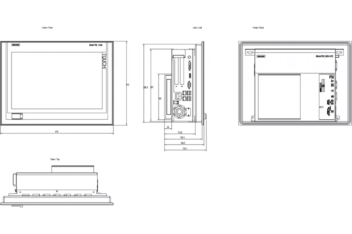 Siemens 6AV7260-0FA21-0AA0 — промышленный компонент