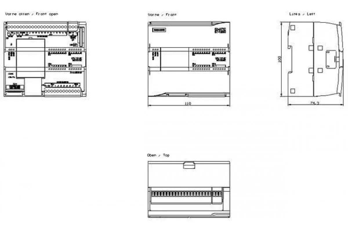 Siemens 6ES7214-1AD23-0XB0 — промышленный компонент