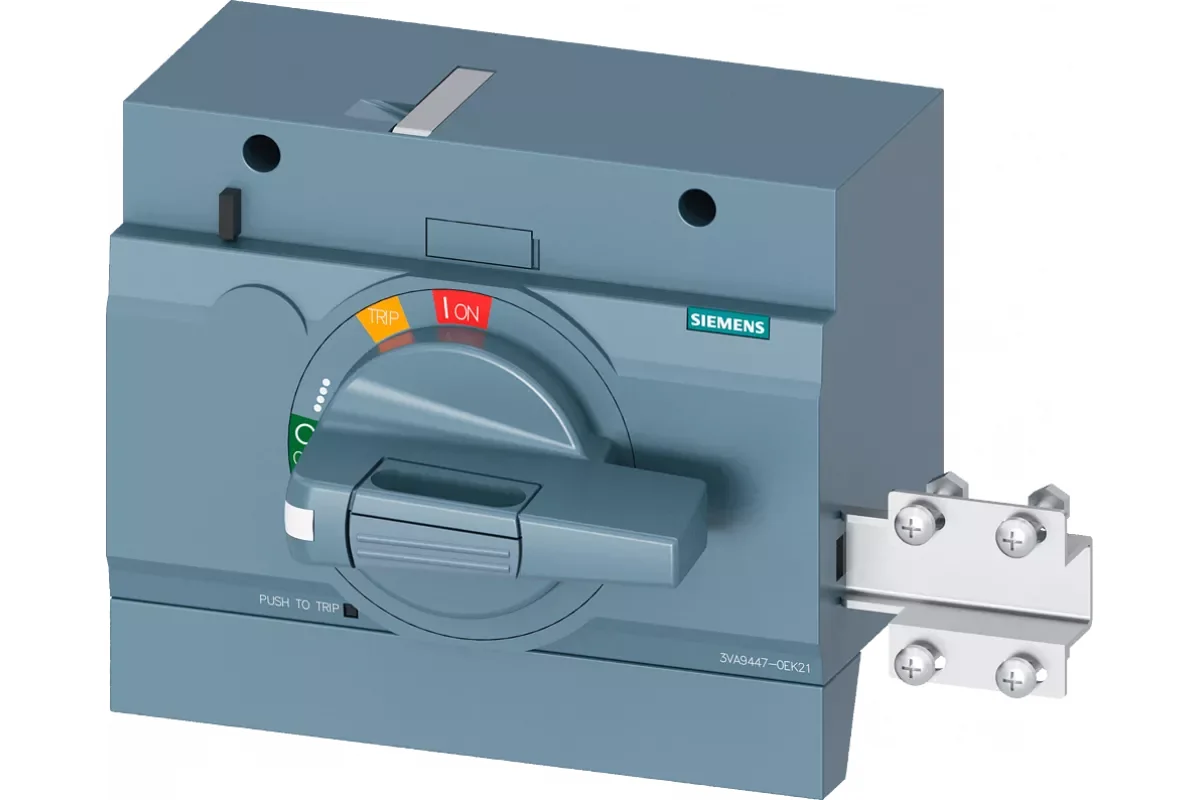 Siemens 3VA9447-0EK15 — Фронтальный поворотный привод для аварийного отключения мэк