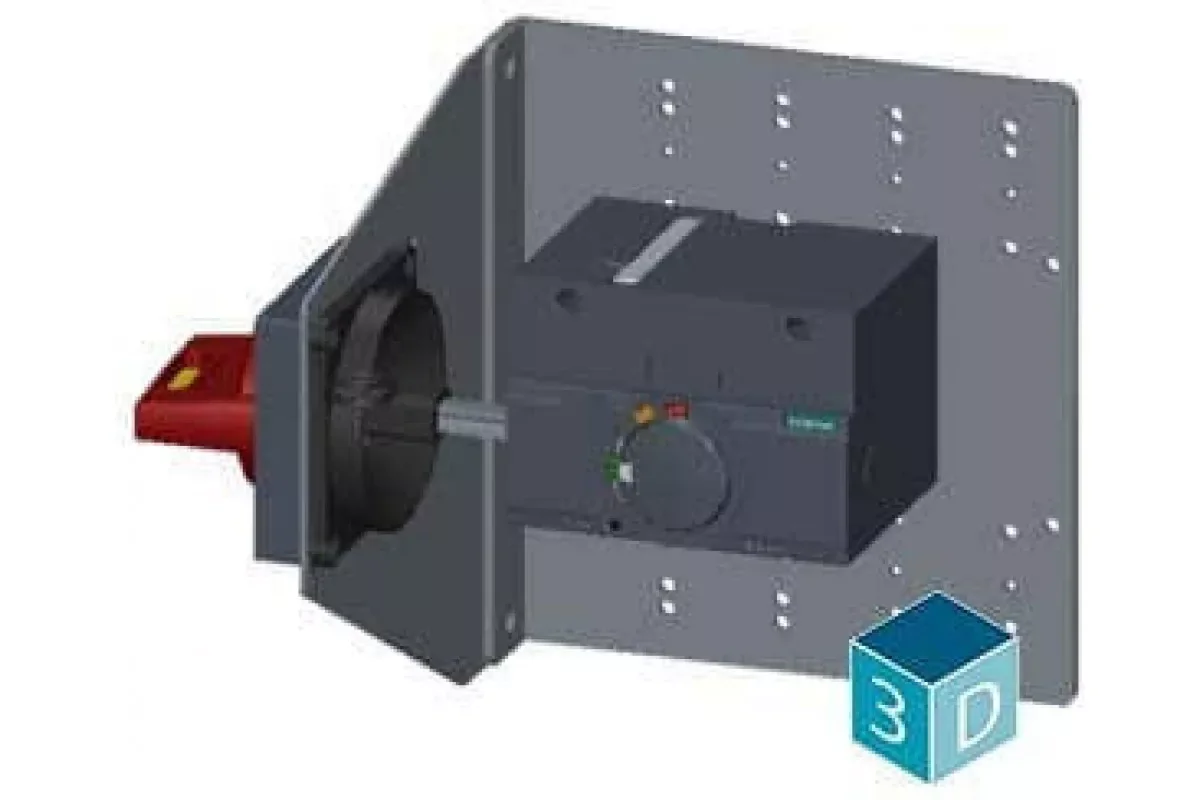Siemens 3VA9257-0PK55 — Боковой поворотный привод для аварийного отключения мэк