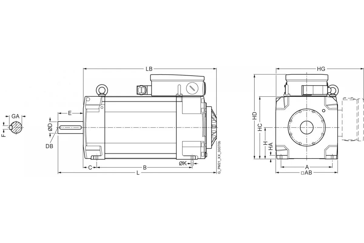 Siemens 1PH8165-1DG20-2FA1 — 1PH8 для SINAMICS S120 для производственных машин