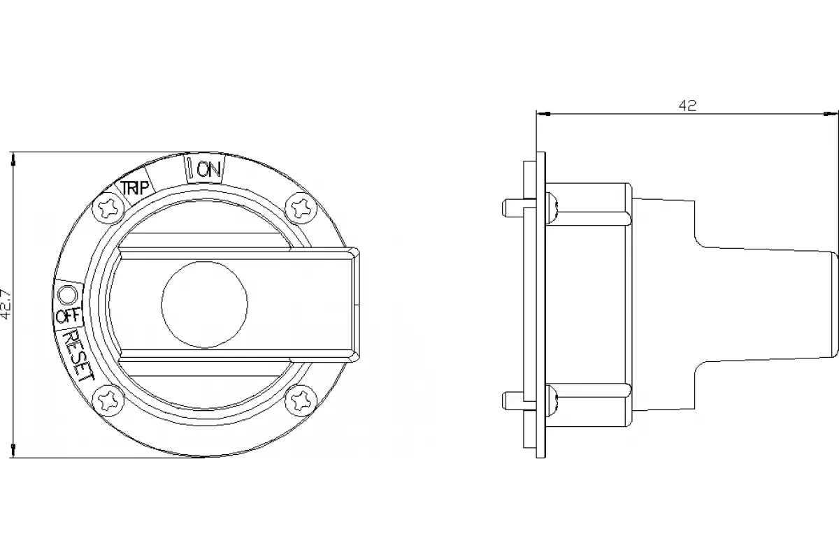 Siemens 3VA9287-0GA80 — Крепёжный комплект для штока принадлежность для