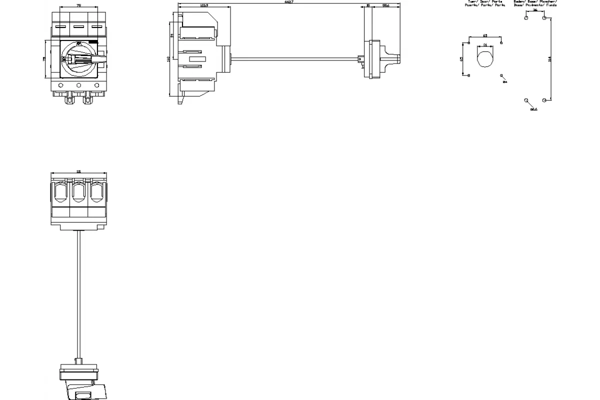 Siemens 3LD5400-0TK11 — компонент энергетического оборудования