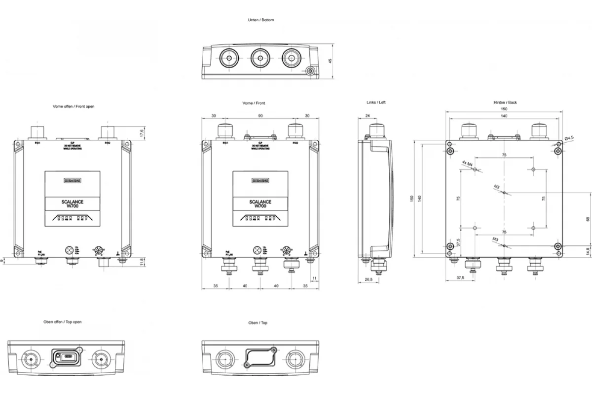 Siemens 1FK2104-5AF00-0SA0 — SIMOTICS S-1FK2 HD Серводвигатель