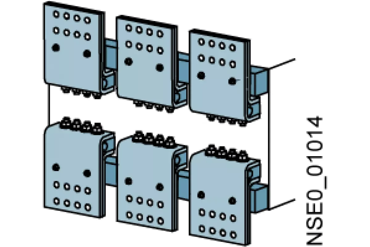 Siemens 3WL9111-0AN20-0AA0 — Вертикальное подсоединение