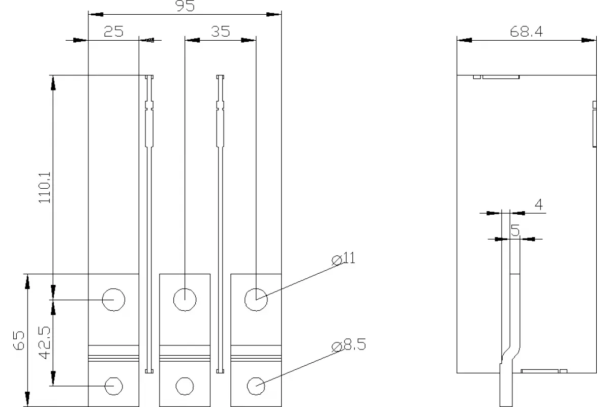 Siemens 3VA9263-0JG12 — Клемма для круглого провода с клеммой для вспомогательного провода