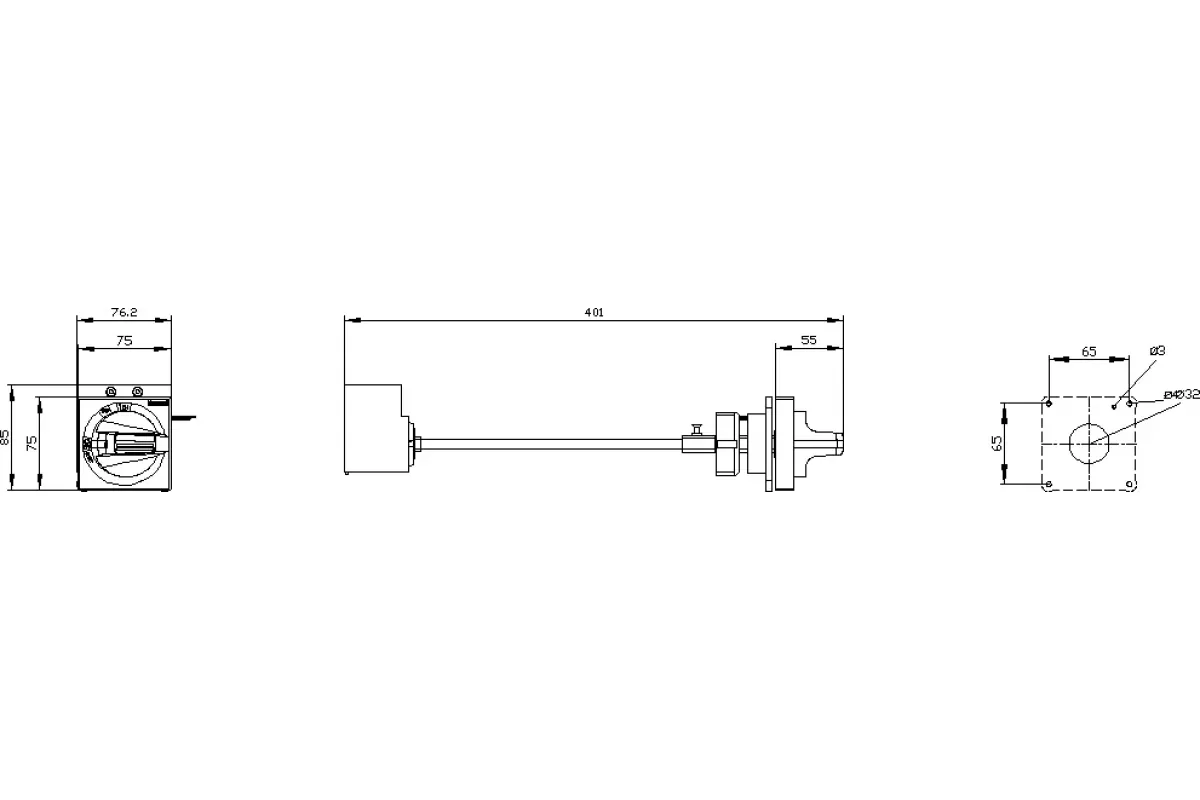 Siemens 3VA9157-0FK61 — Дверных поворотных приводов стандарт