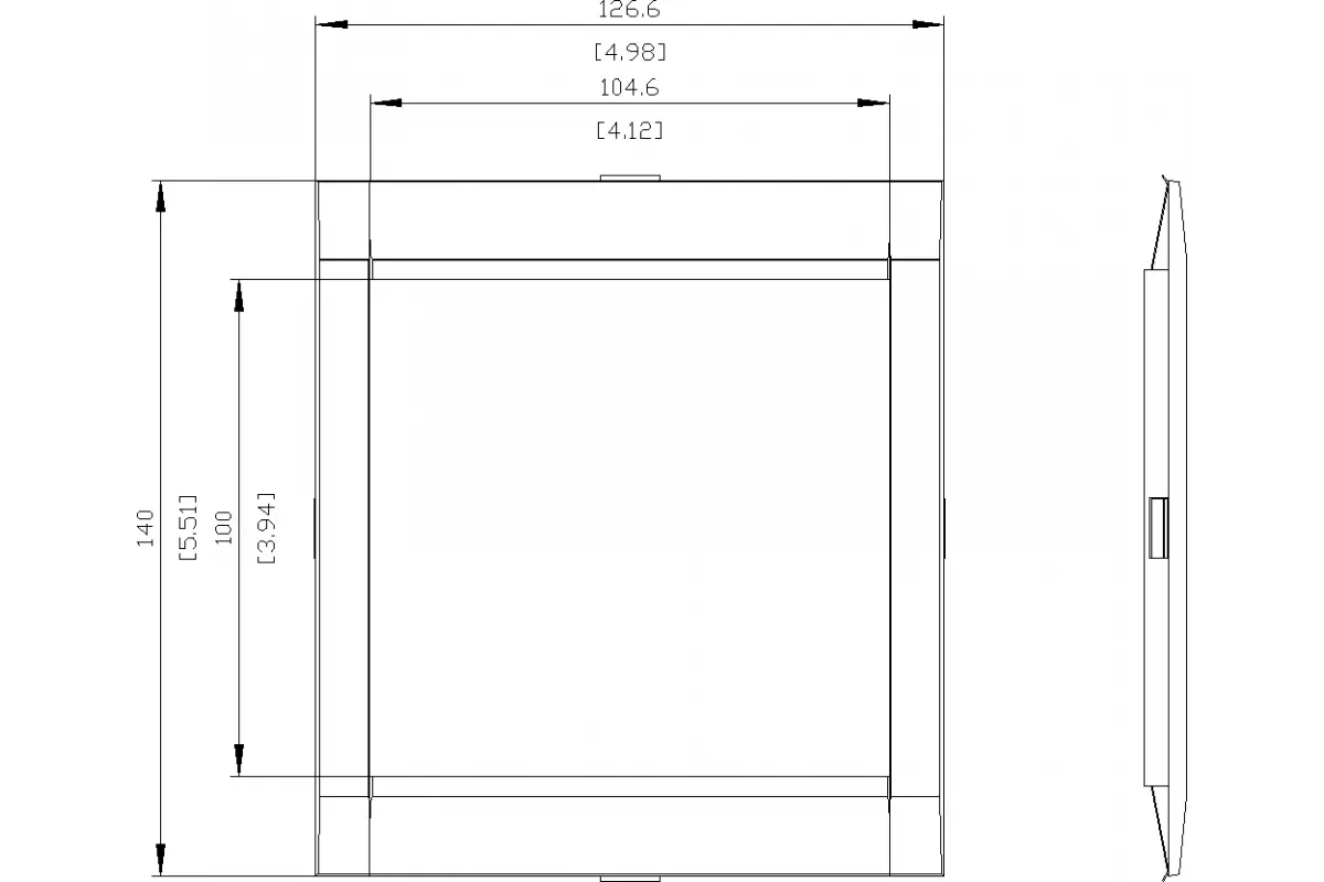 Siemens 3VA9143-0SB20 — Лицевая рамка