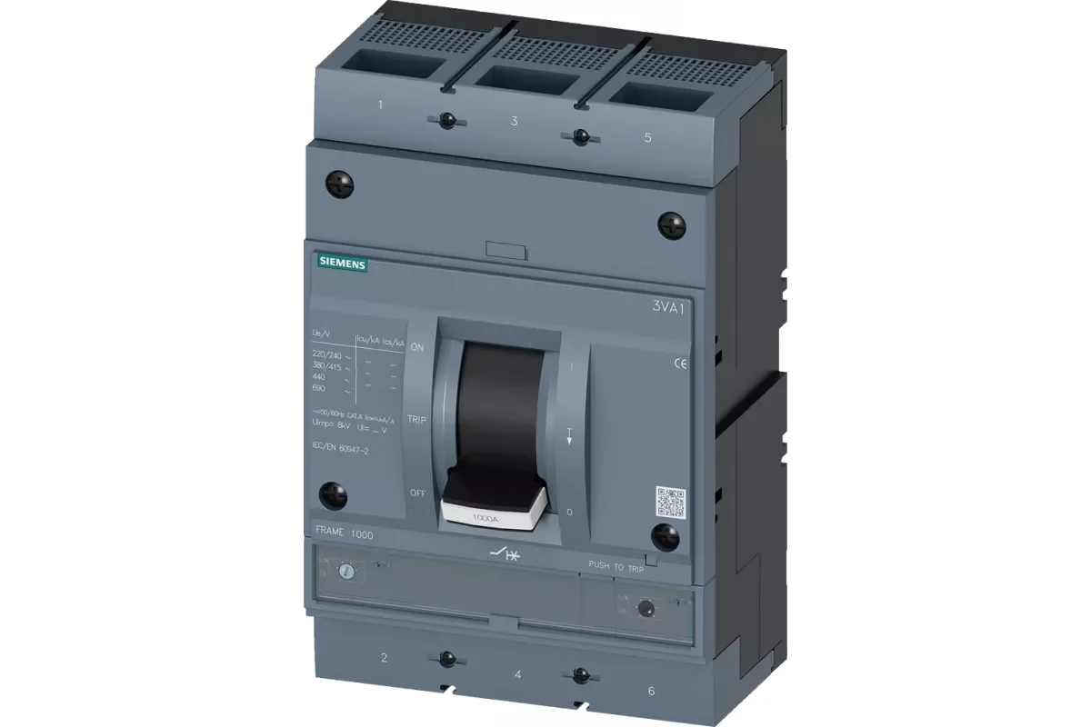 Siemens 3VA1510-5EF32-0AA0 — 3VA автоматические выключатели в литом корпусе до 250 A