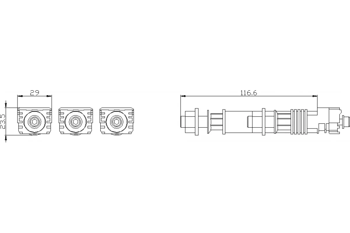 Siemens 3VA9203-0QA00 — Клемма с винтовым присоединением