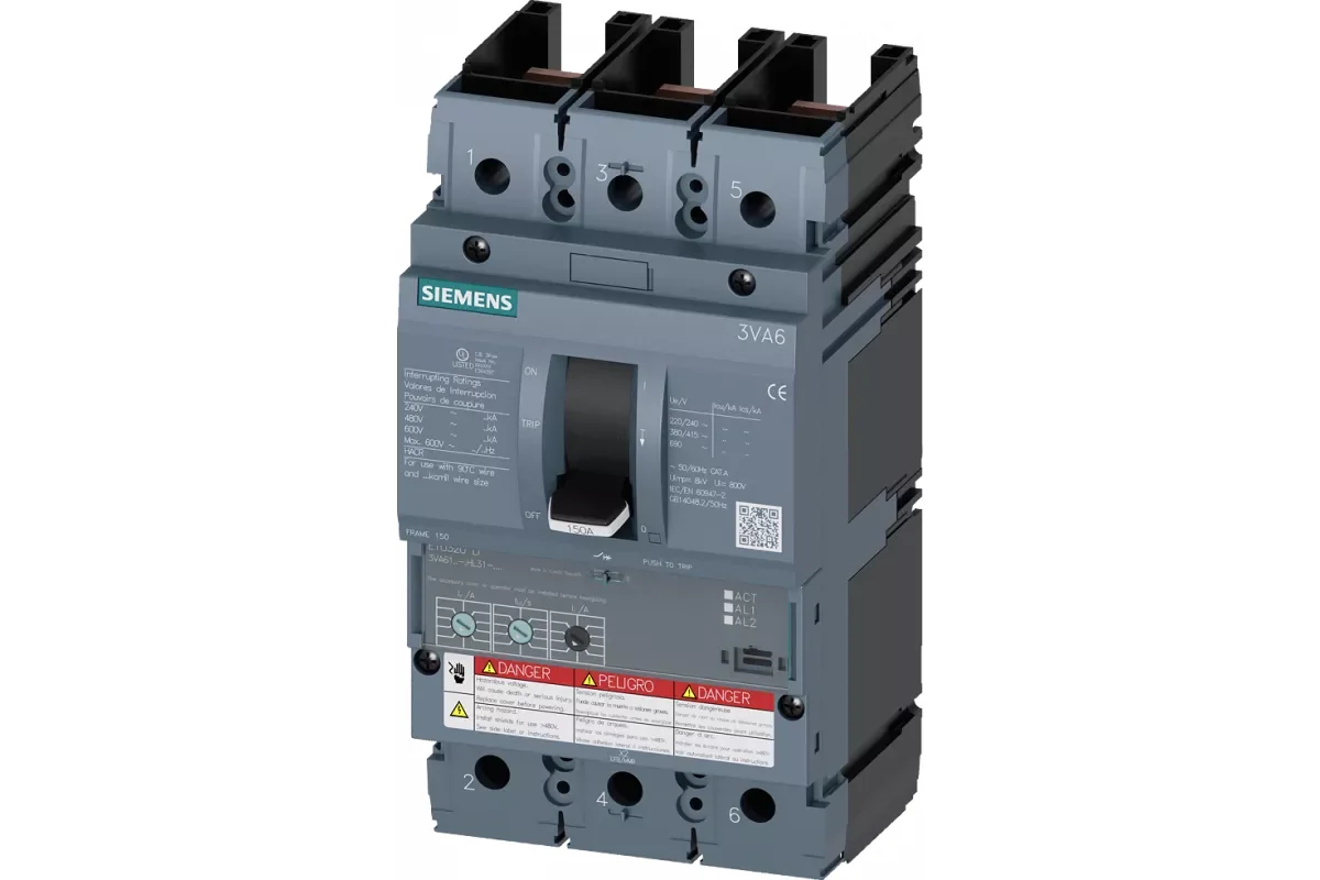 Siemens 3VA6140-8KT31-0AA0 — Автоматический выключатель