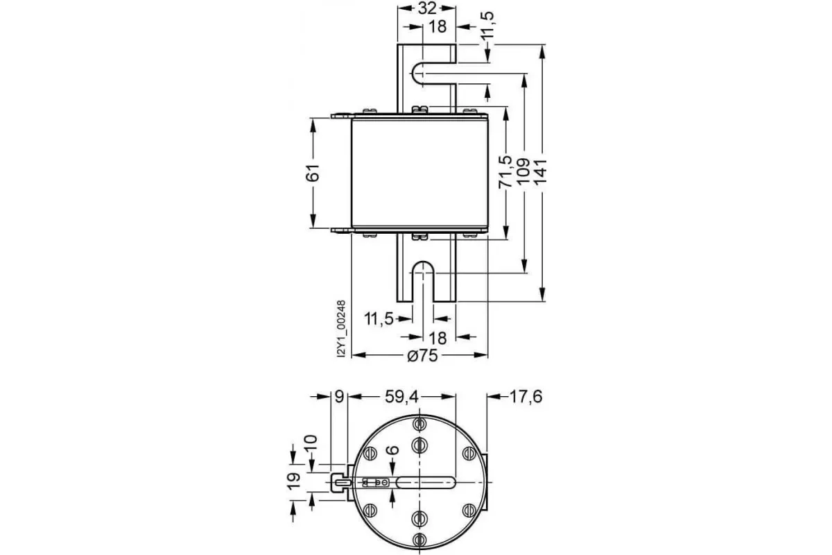 Siemens 3NC2423-0C — Предохранительные вставки NH SITOR