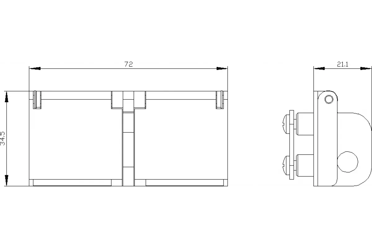 Siemens 3VW9011-0BA21 — Защитная крышка для мех