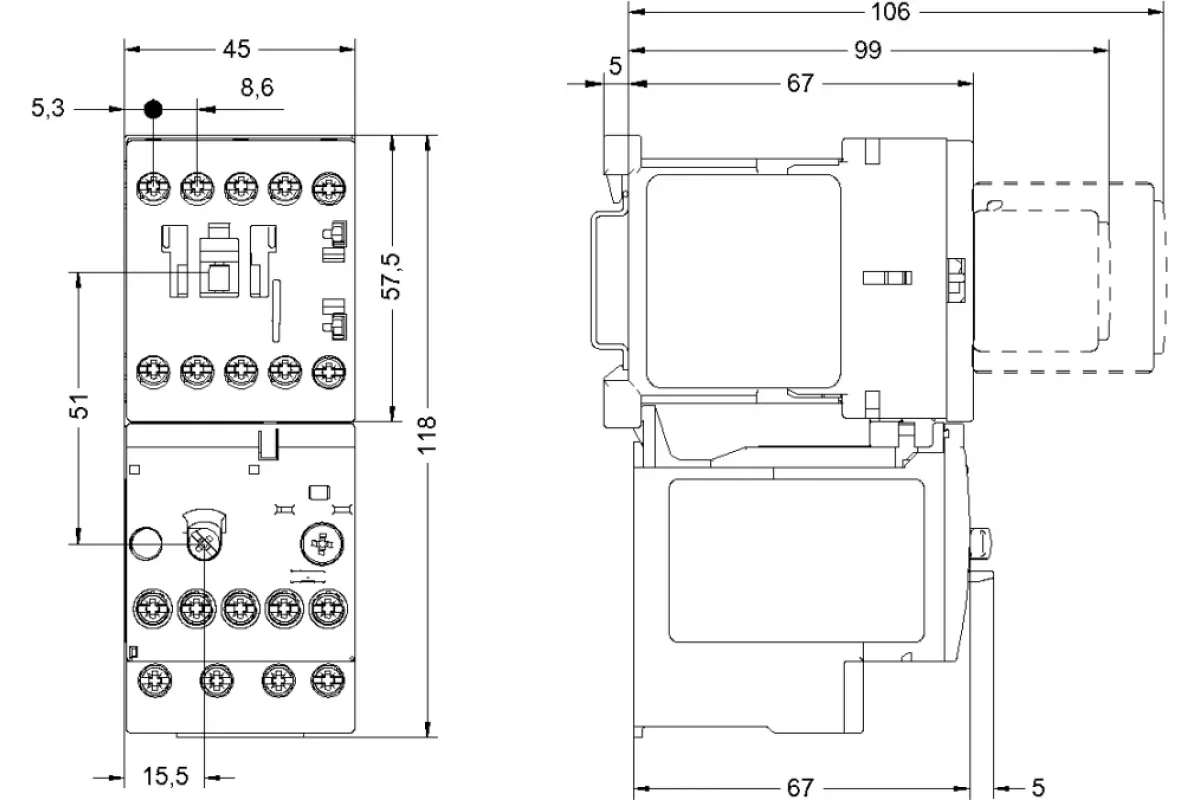 Siemens 3LD2565-1GP53-0US2 — промышленный компонент