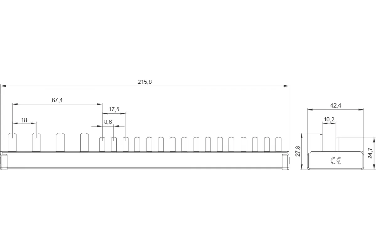 Siemens 5ST3783-0 — Сборные шины 5ST для модульных устройств